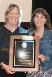 Marcia Richards with Cindy Tilbury
